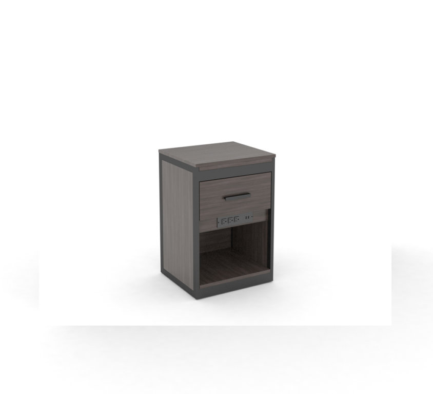 Nightstand Plus with Drawer and USB