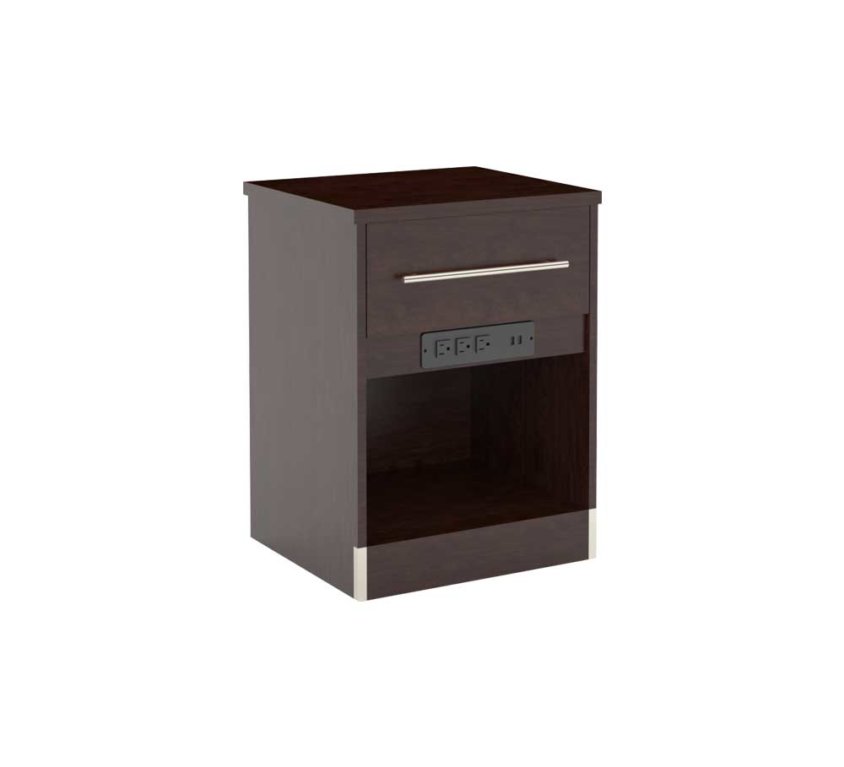16” Nightstand (FN-107) 3 CONVENIENCE OUTLETS and USB
