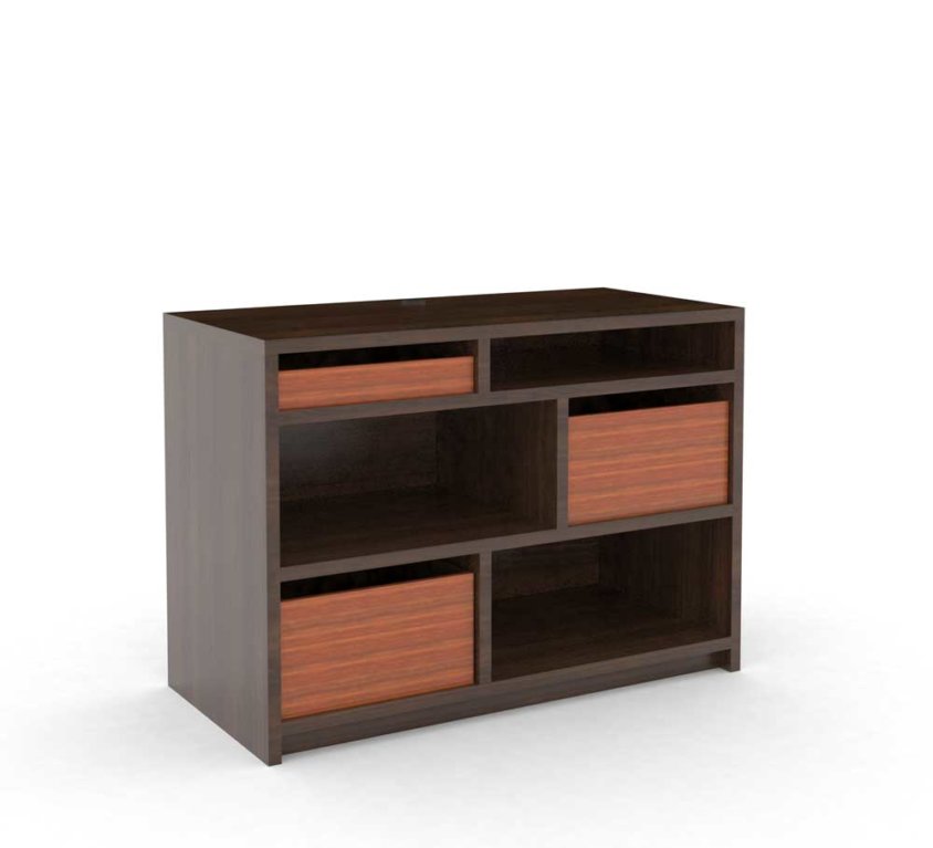 Dresser 3-Drawer, Walnut_ALT GR-406.1 ALT-CG